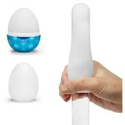 Мастурбатор-яйце Tenga Egg Snow Crystal з охолоджувальним лубрикантом (4821002029907) - мініатюра 3