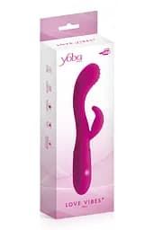 Силіконовий вібратор RABBIT YOBA + BESS VIBRATOR RABBIT USB Yoba 90-531062 98714