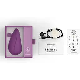 Вакуумний стимулятор Womanizer Liberty 2 Sage, Фіолетовий - мініатюра 7