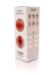 Мастурбатор Cleo Double Delight 3.0 тілесний - мініатюра 10