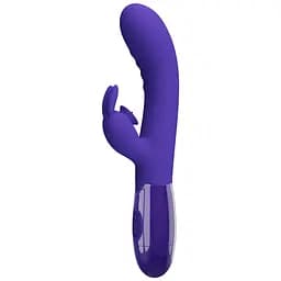 Вібратор Pretty Love Cerberus Licking Vibrator Blue - мініатюра 3