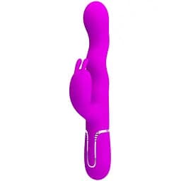 Вібратор-кролик Pretty Love Laursen 24.9 см (фуксія)