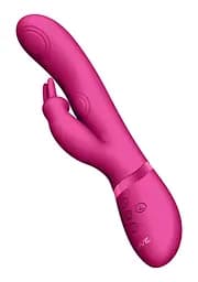 Вібратор-кролик Vive May G-Spot 22 см рожевий - мініатюра 6