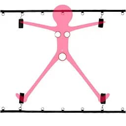 БДСМ бандаж Dreamtoys Blaze для фіксації до ліжка нейлоновий - мініатюра 2