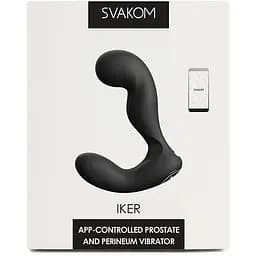 Смарт-масажер простати Svakom Iker Black - мініатюра 8