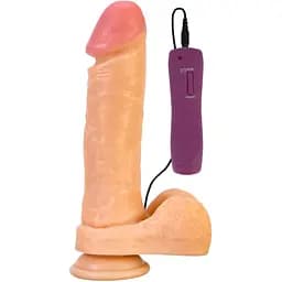 Фалоімітатор Alive Bruno з вібрацією, ПВХ, діаметр 4,3 см