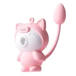 Подвійний вакуумний вібратор Otouch Cici Kitty з 20 режимами вібрації для жінок стимуляція клітора та точки G рожевий - мініатюра 6