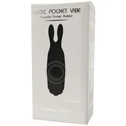 Віброкуль Adrien Lastic Pocket Vibe Rabbit Black зі стимулюючими вушками - мініатюра 5