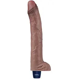 Реалистичный вибратор Lovetoy Real Softee 27 см коричневый