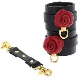 Фіксатори для ніг Taboom Wild Roses Ankle Cuffs чорний