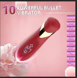 Міні-вібратор - Lipstick Bullet Red - мініатюра 10