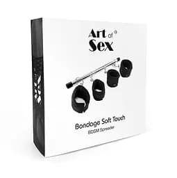 Колодка-розпірка для рук та ніг Art of Sex - Bondage Soft Touch BDSM Spreader, колір чорний Art of Sex SO7523 94917 - мініатюра 4