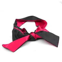Пов'язка для очей BDSM Face Bandage XS-M Червоно-чорна
