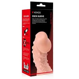 Насадка на член Kokos Cock Sleeve CS 002 M Kokos SX1453 101333 - мініатюра 4