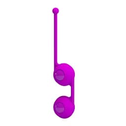 Вагінальні кульки Pretty Love Kegel Tighten Up III Purple - мініатюра 2