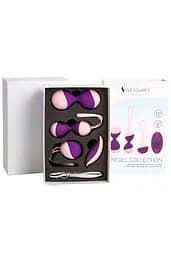 Набір вагінальних кульок Pleasures Premium Kegel Collection 3 шт (фіолетовий) - мініатюра 6