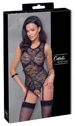 Боді Cottelli Bondage Garter M (чорний) - мініатюра 13