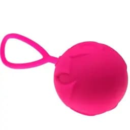 Вагінальні кульки Adrien Lastic Mia Single Soft-Tone Ball, 12 см, рожевий - мініатюра 3