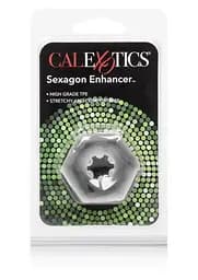Ерекційне кільце CalExotics Sexagon Enhancer 4 см (прозорий) - мініатюра 12