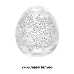 Мастурбатор-яйце Tenga Keith Haring Egg Party - мініатюра 3