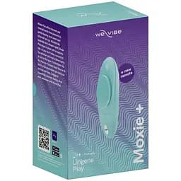Смарт-вібратор у трусики We-Vibe Moxie+ Aqua пульт ДУ - мініатюра 3