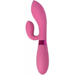 Вибратор-кролик Indeep Juna 21.5 см розовый