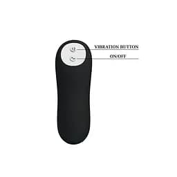 Анальна пробка з вібрацією Pretty Love Vibrating Butt Plug Black Baile BI-040040 24298 - мініатюра 2