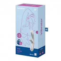 Вібратор Satisfyer Hot Lover сірий зі зігрівом і додатком - мініатюра 2