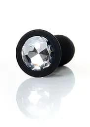 Анальна пробка силіконова Jewellery Plug Clear - L Boss Series 64-00154 100352 - мініатюра 2