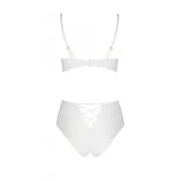 Еротичний комплект із малюнком Passion LOVELIA BIKINI white L/XL - мініатюра 4