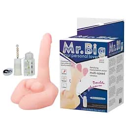Вібратор Mr.Big Vibrating & Rotating Cock Flesh - мініатюра 1