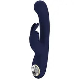 Вибратор-кролик Pretty Love Lamar 22 см синий