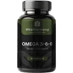 Жирные кислоты VitalHarmony Omega 3-6-9, 90 капсул