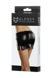 Міні-спідниця Glossy Fetish Lingerie XL чорний - мініатюра 4