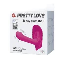 Вібратор Pretty Love Fancy Clamshell Pink - мініатюра 2