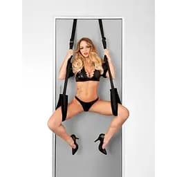 Секс-гойдалка на двері Tentation Door Straps for Bed Чорний K000351