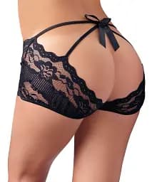 Трусики Cottelli Collection Panties XL чорний - мініатюра 2