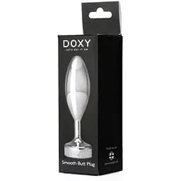 Металева анальна пробка Doxy Butt Plug Smooth гладкий діаметр 3.3 см - мініатюра 5