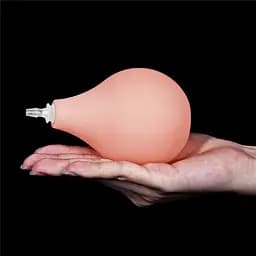 Великий фалоімітатор LoveToy Squirt Extreme що кінчає 25.4 см тілесний - мініатюра 17