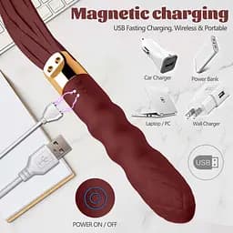 Вібратор-флогер Virbating flogger SCALA 56-4012 100067 - мініатюра 4