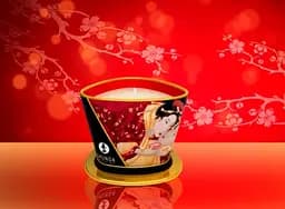 Масажна свічка Shunga Massage Candle – Rose Petals (170 мл) Shunga SH045001; SO2510 93338 - мініатюра 4