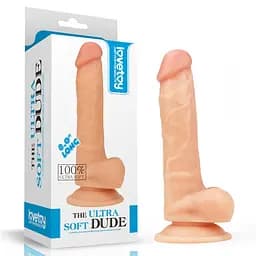Фалоімітатор - The Ultra Soft Dude 8" #2 - мініатюра 11