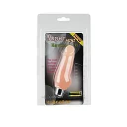 Реалістичний вібратор Super Mini Vibrator Flesh тілесний - мініатюра 1