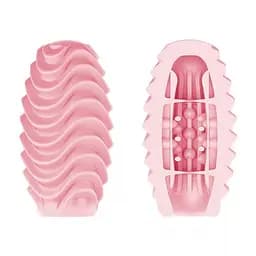 Мастурбатор яйце Pretty Love Passionate Double Sided Egg рожевий - мініатюра 4