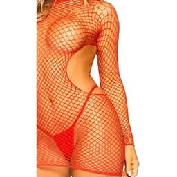 Міні-сукня Leg Avenue Cut Out mini dress Red One size - мініатюра 7