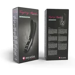 Вібратор подвійний з електростимуляцією Mystim Tingling Aparte eStim Black міостимулятор - мініатюра 8