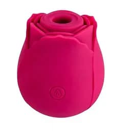 Вакуумный стимулятор клитора с вибрацией Boss Series Rose розовый