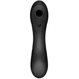 Вакуумний стимулятор із вібрацією Satisfyer Curvy Trinity 4 Black 3 в 1 - мініатюра 5