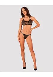 Комплект білизни Obsessive Celia Noir XL/XXL чорний - мініатюра 3