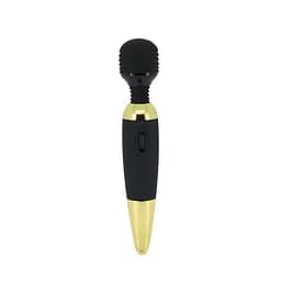 Класичний вібратор Pretty Love Power Wand Black Gold - мініатюра 2